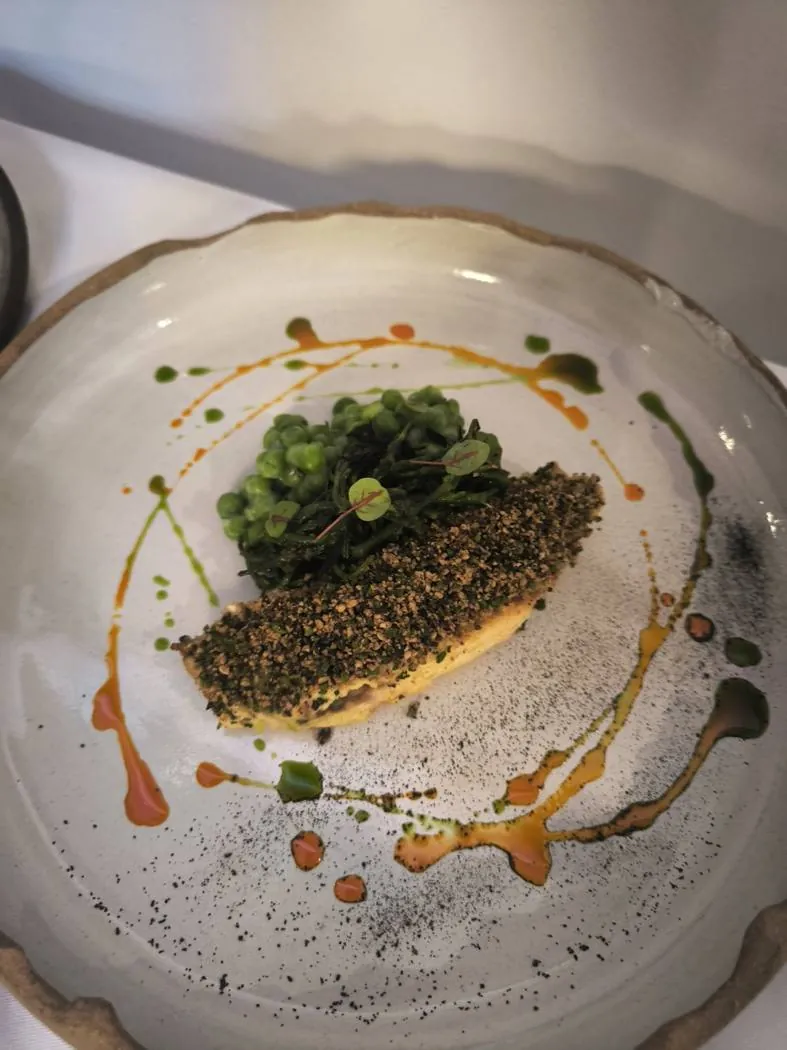 Fine dining private chef dish in Chania