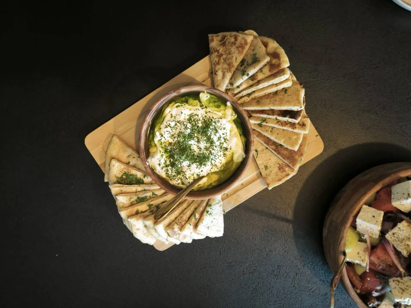 Mediterranean brunch dish in Crete